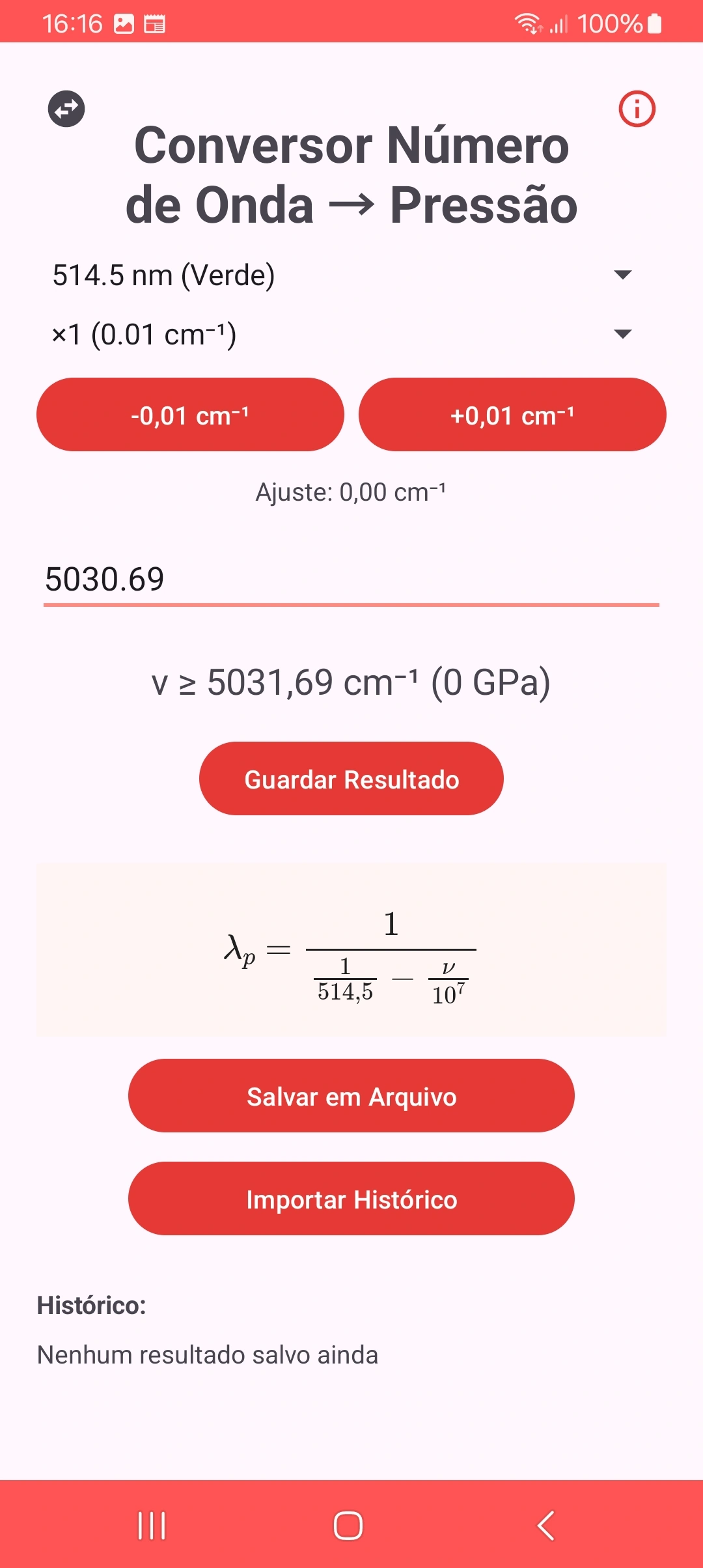 Mensagem de validação no modo claro